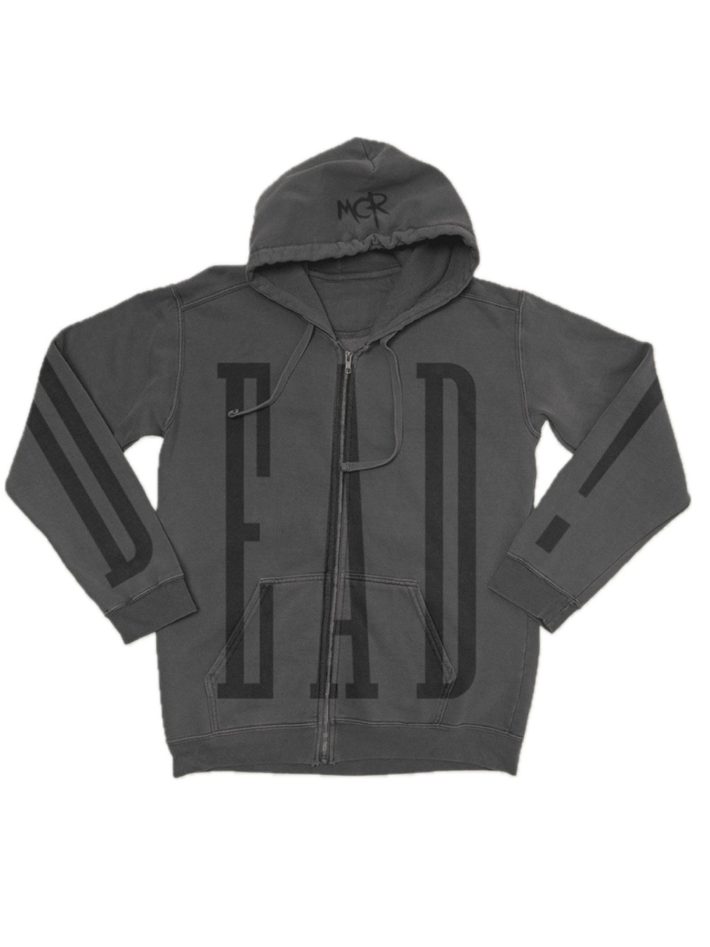 My Chemical Romance MCR Unisex Zip Front DEAD Hoodie
